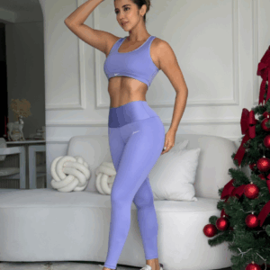 conjunto leggin top mujer lila
